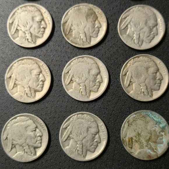 🦬 20 Vintage Buffalo Nickels - Picture 5 of 6